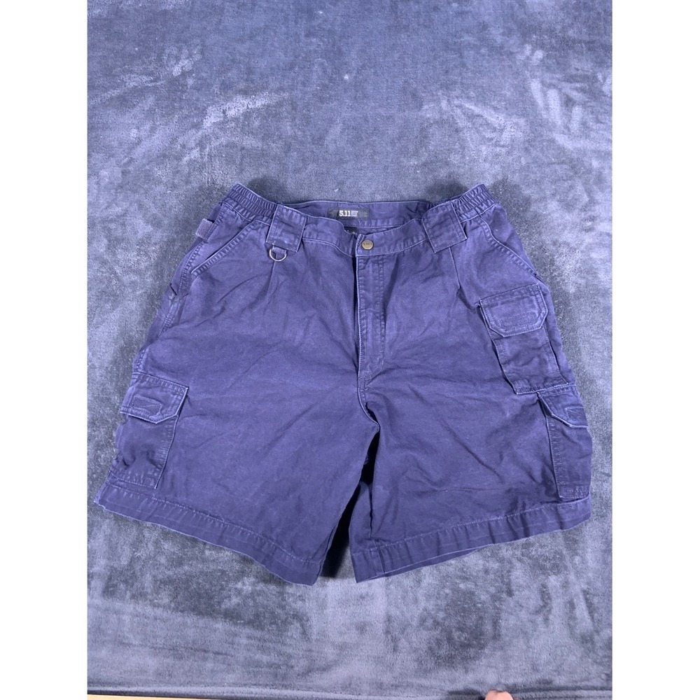 5.11 Tactical Short Men's Shorts Size 36 Blue Multi-pocket Design
